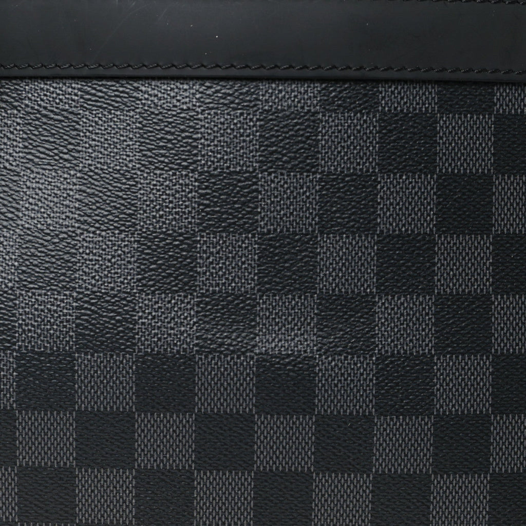 Damier Graphite Porte-Documents Jour