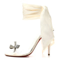 Satin Crystal PVC Astrinodo 100 Sandals 39 Ivory