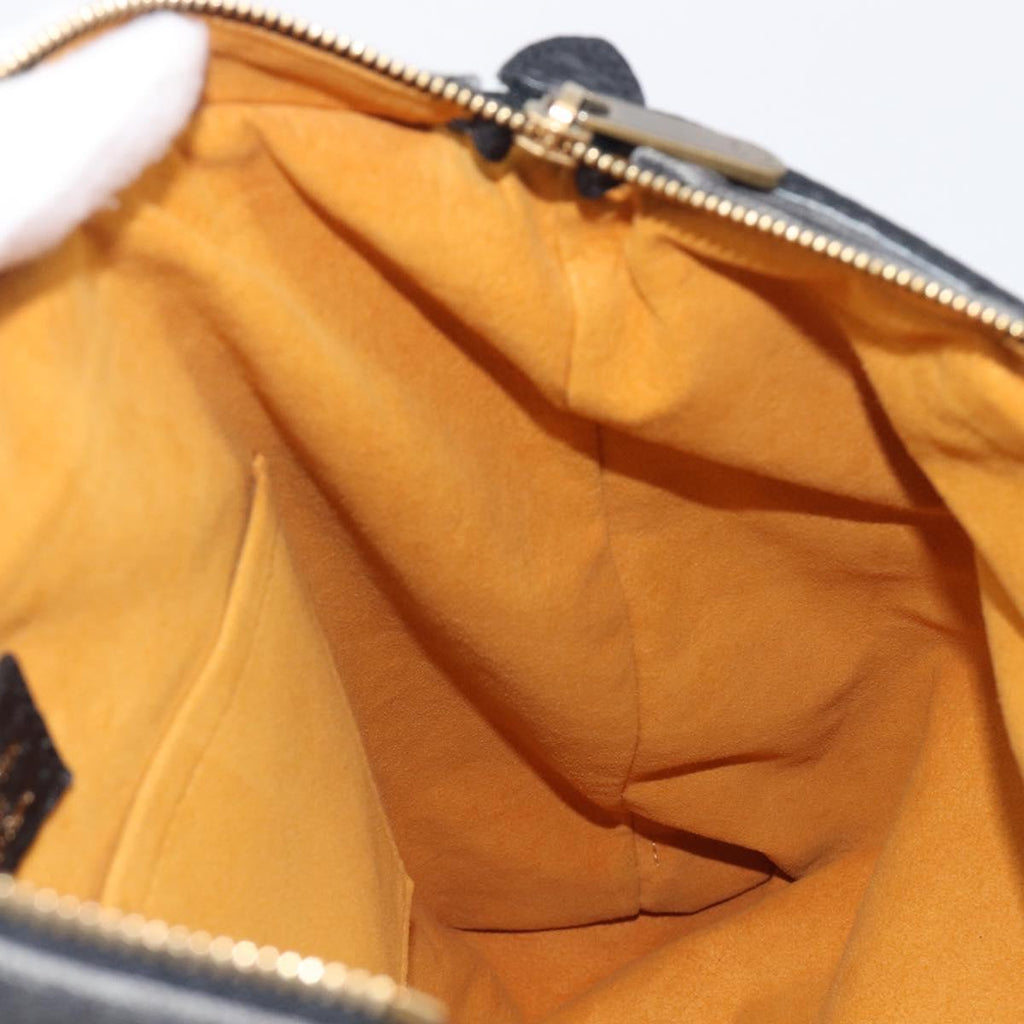 LOUIS VUITTON Monogram Denim Neo Cabby MM Hand Bag Black M95351 LV Auth ep16576A