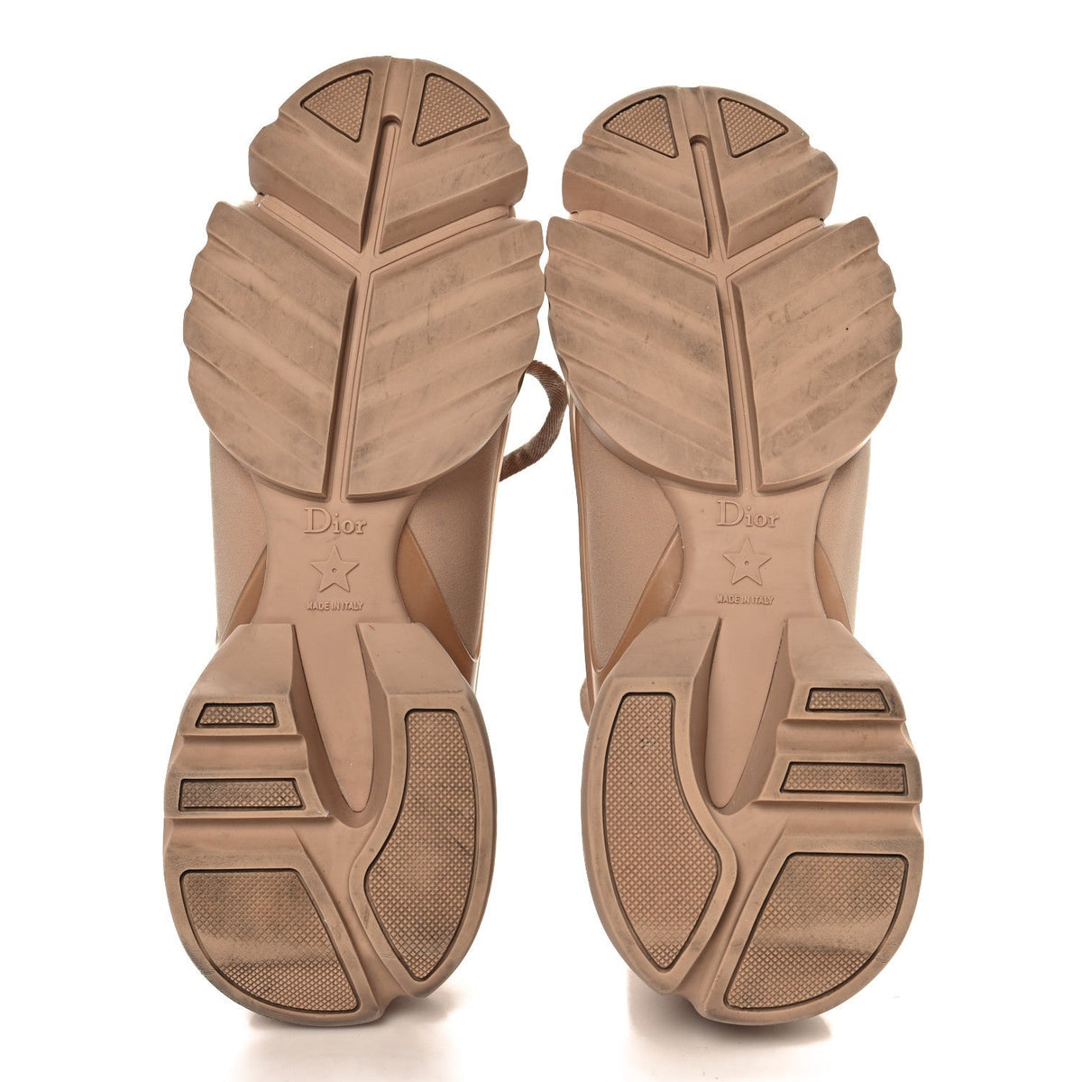 Neoprene Rubber Womens D-Connect Sneakers 38.5 Nude