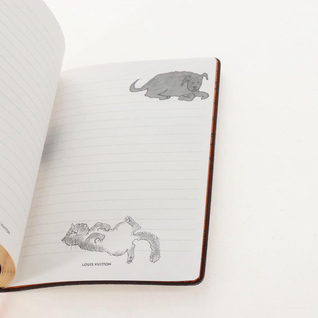 LOUIS VUITTON Catgram Notebook Kai Eclamance GI0358 LV Auth gh2372