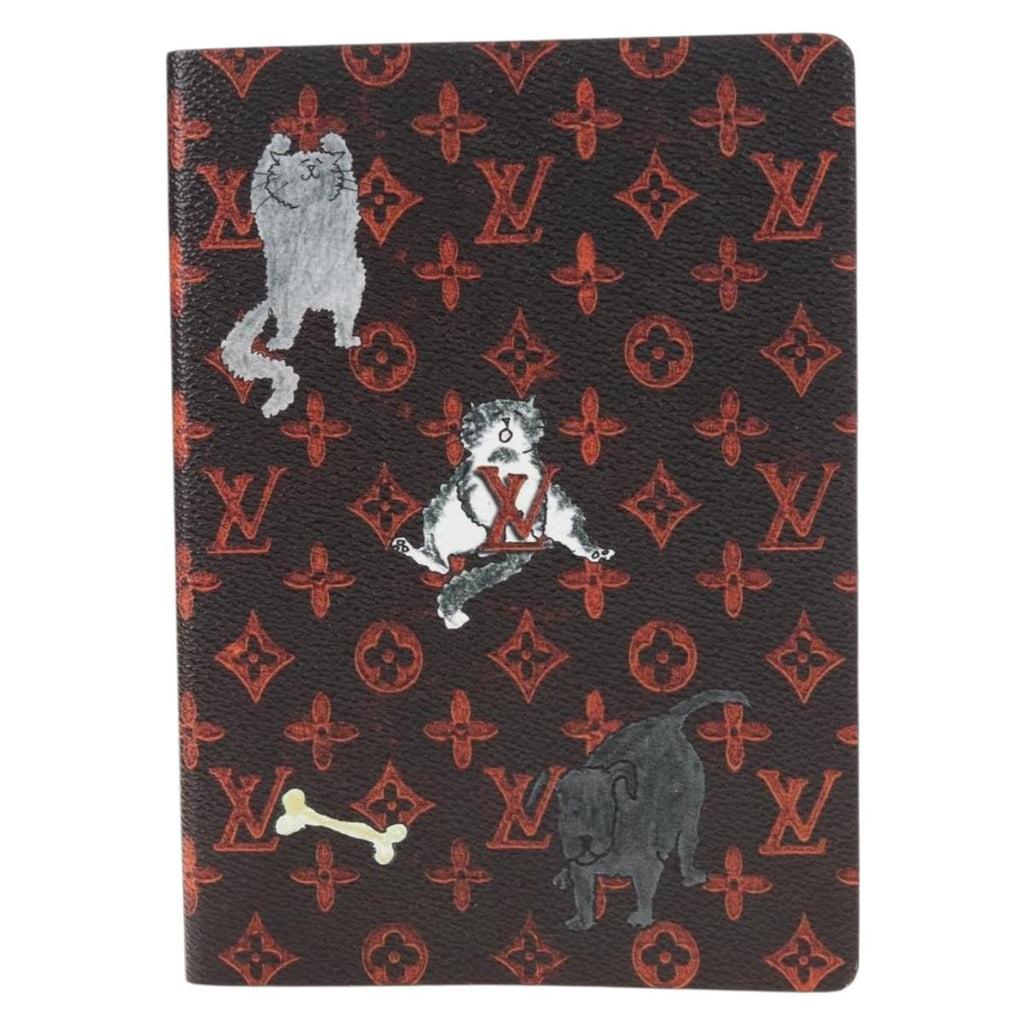 LOUIS VUITTON Catgram Notebook Kai Eclamance GI0358 LV Auth gh2372