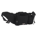 PRADA Waist bag Nylon Black Silver Auth hk4226
