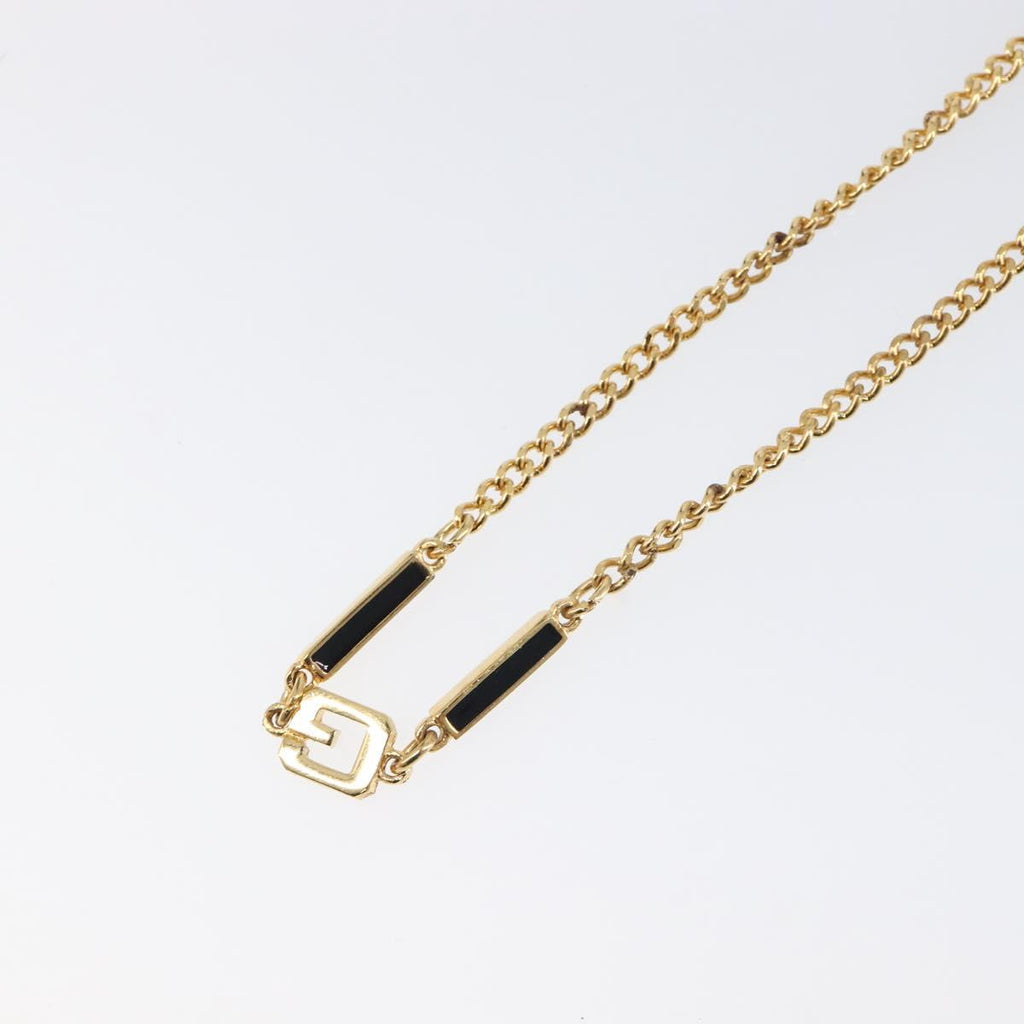 GIVENCHY Necklace metal Gold Auth ka6050
