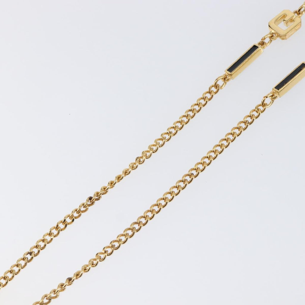 GIVENCHY Necklace metal Gold Auth ka6050