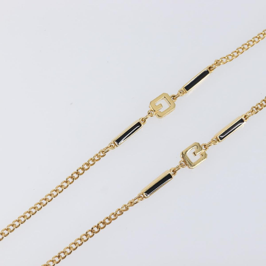 GIVENCHY Necklace metal Gold Auth ka6050