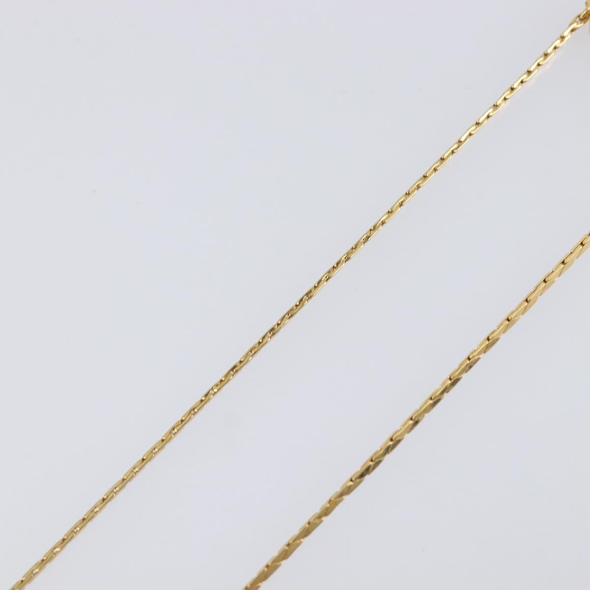 GIVENCHY Necklace metal Gold Auth ka6052