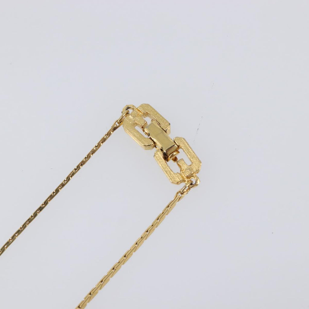 GIVENCHY Necklace metal Gold Auth ka6052