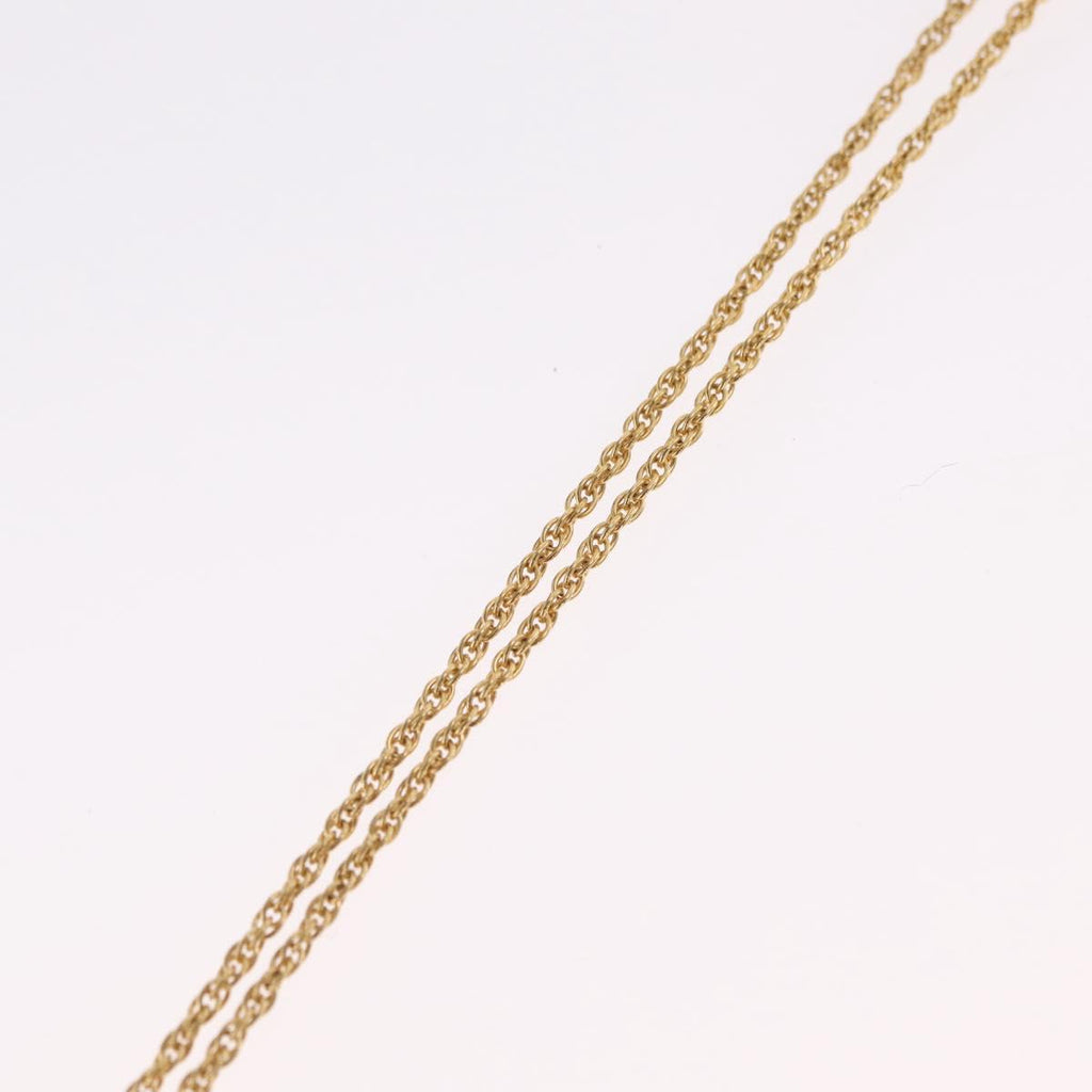 Christian Dior Necklace metal Gold Tone Auth ka6627