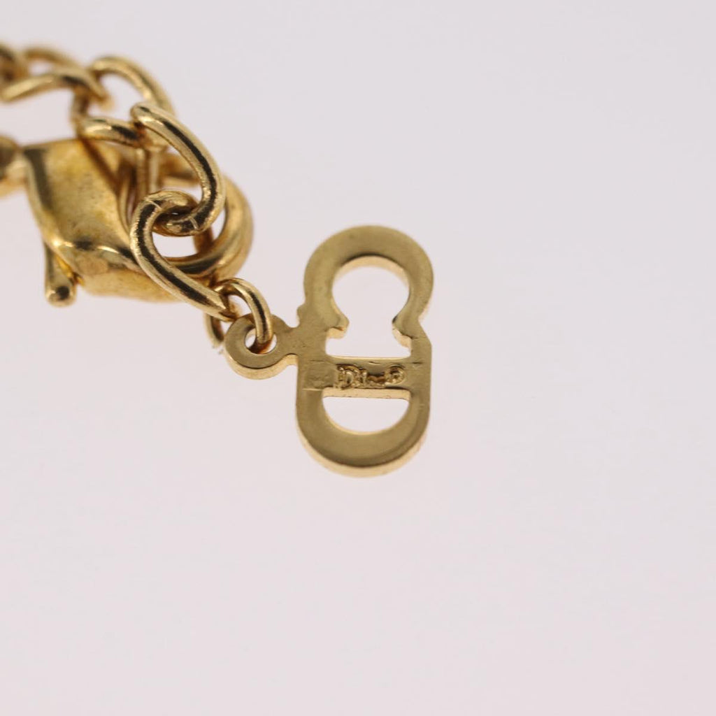 Christian Dior Necklace metal Gold Tone Auth ka6627
