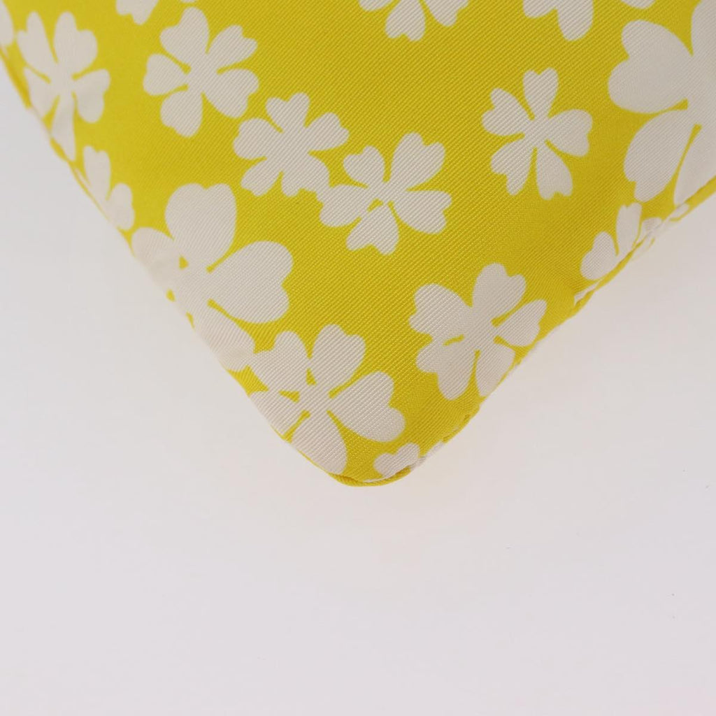 Miu Miu Purse Pouch Nylon Yellow Auth ka6874A