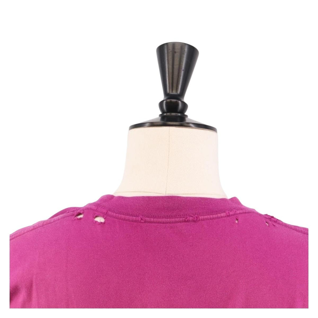 Balenciaga Rainbow Logo Large Fit Short-sleeved T-shirt Cotton S Auth ka6875A