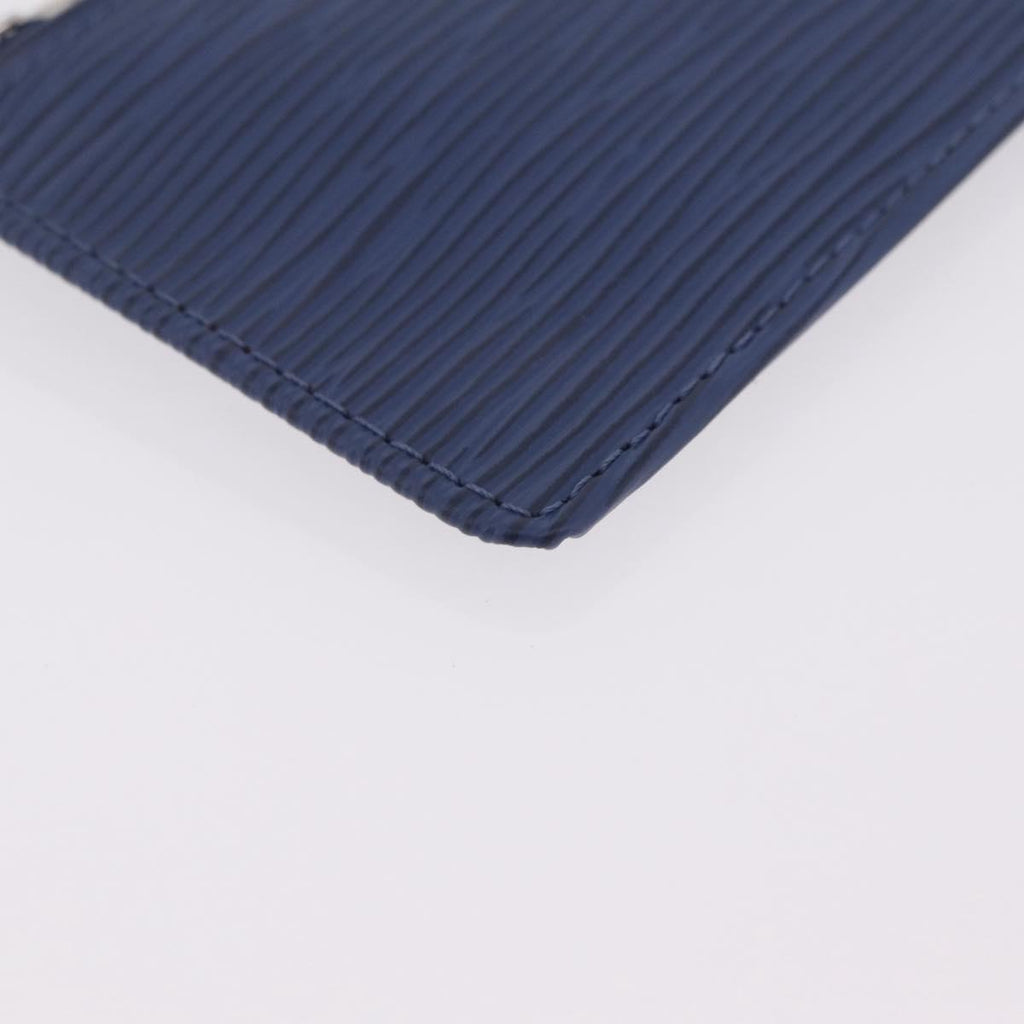 LOUIS VUITTON Epi Pochette Cles Coin Purse Blue Myrtille M6380G LV Auth ki6951V