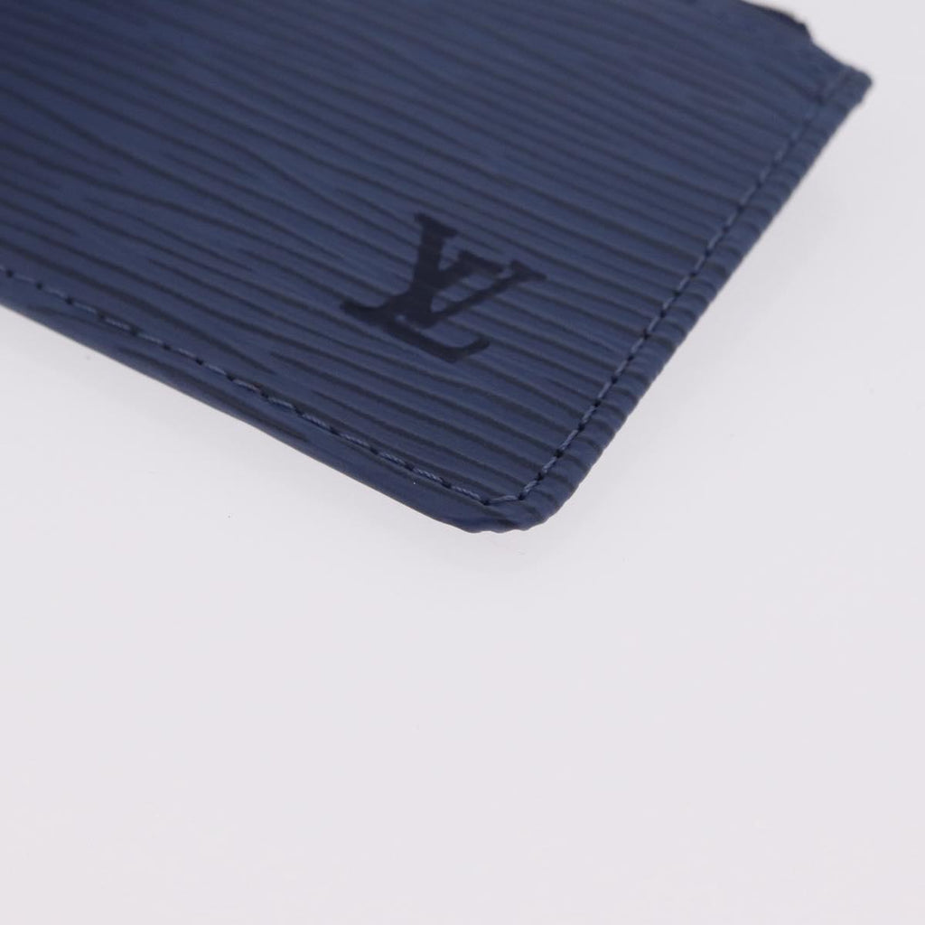 LOUIS VUITTON Epi Pochette Cles Coin Purse Blue Myrtille M6380G LV Auth ki6951V