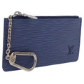 LOUIS VUITTON Epi Pochette Cles Coin Purse Blue Myrtille M6380G LV Auth ki6951V