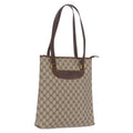 GUCCI GG Supreme Tote Bag PVC Beige Gold 002 39 6130 Auth kk725