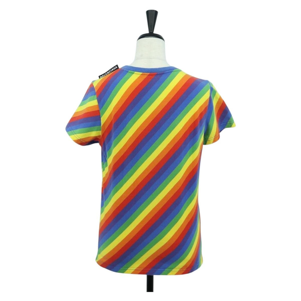 BALENCIAGA T Shirt Cotton Multicolor Auth LNZ729V