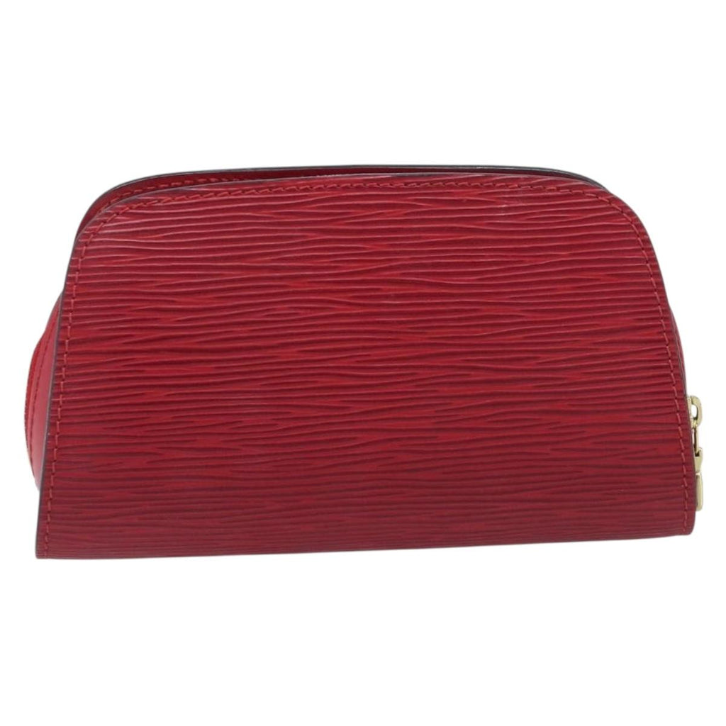 LOUIS VUITTON Epi Dauphine PM Pouch Red M48447 LV Auth mr3092