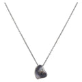 Tiffany & Co. Full Heart Necklace Ag925 Silver Auth SK154