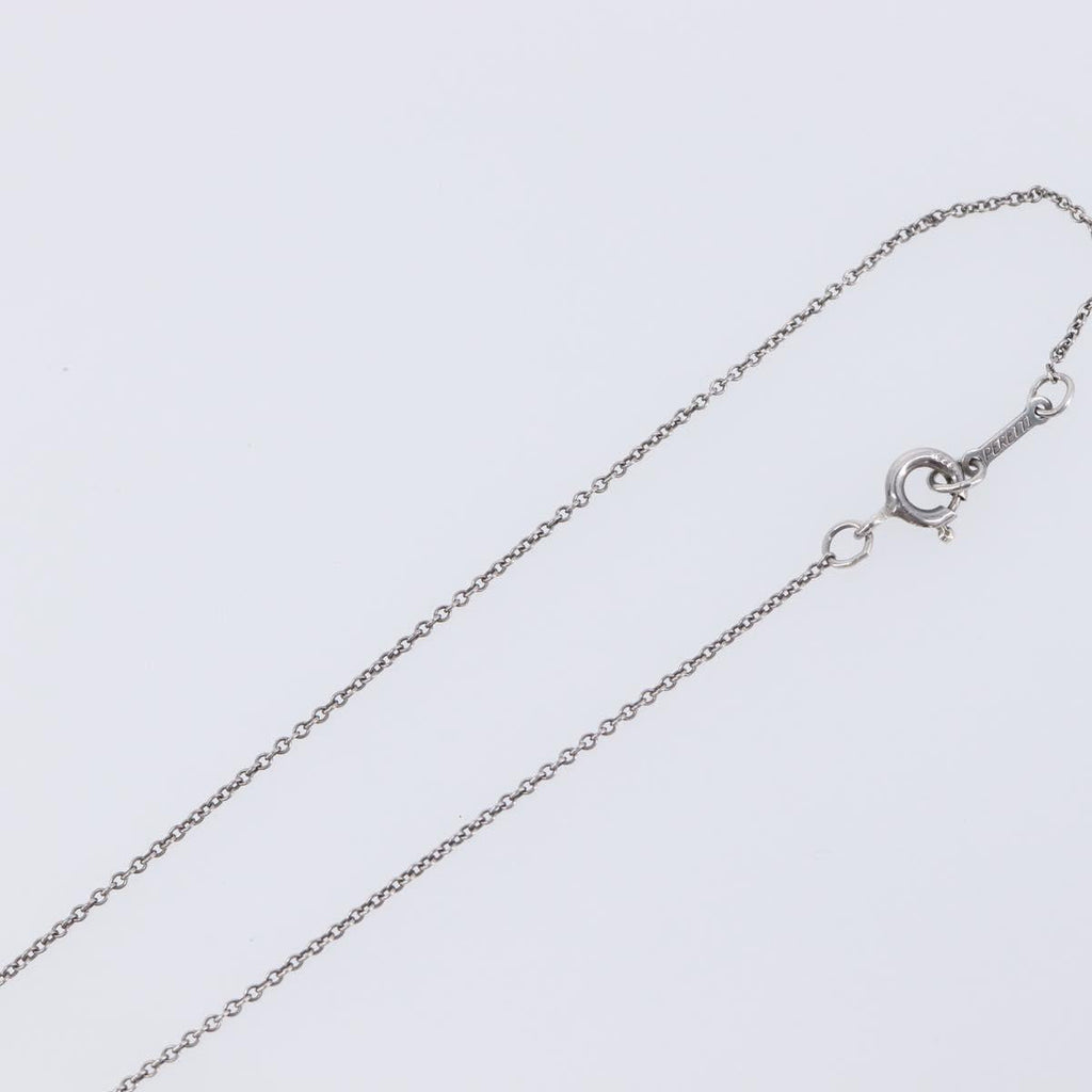 Tiffany & Co. Full Heart Necklace Ag925 Silver Auth SK154