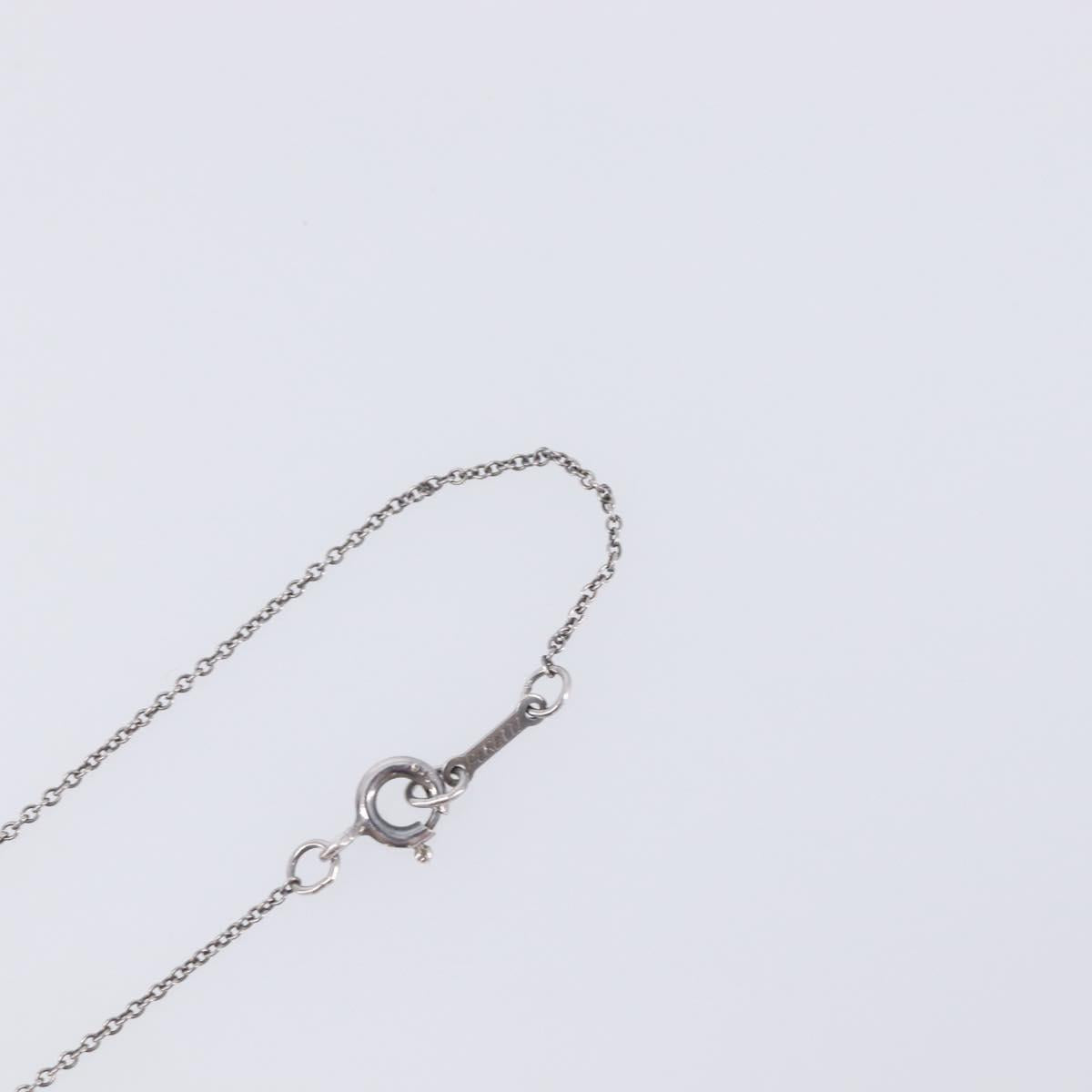 Tiffany & Co. Full Heart Necklace Ag925 Silver Auth SK154