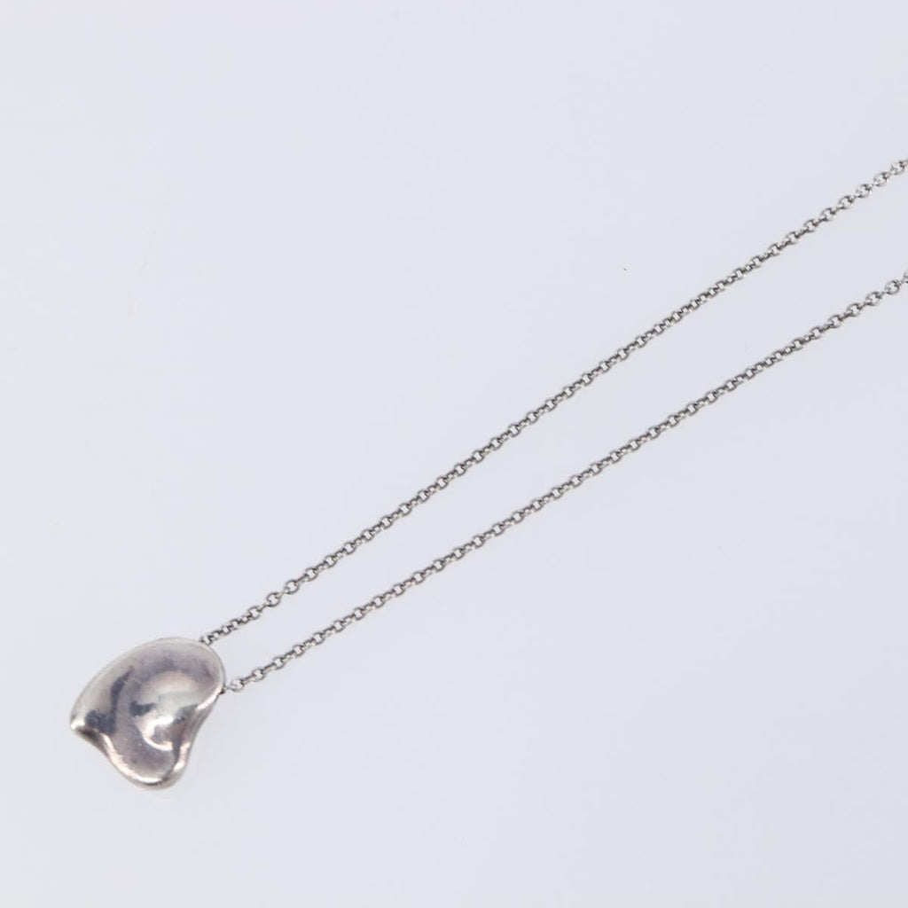 Tiffany & Co. Full Heart Necklace Ag925 Silver Auth SK154