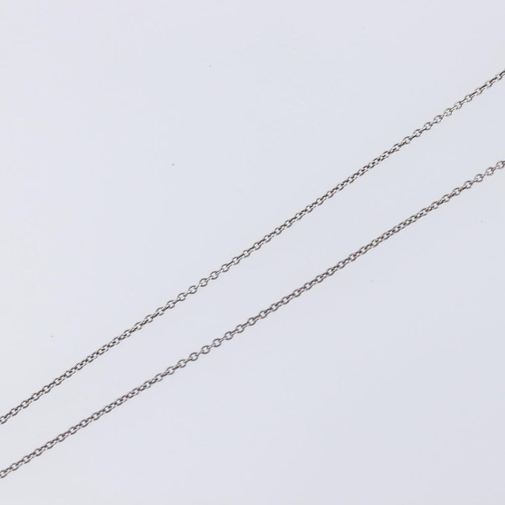 Tiffany & Co. Full Heart Necklace Ag925 Silver Auth SK154