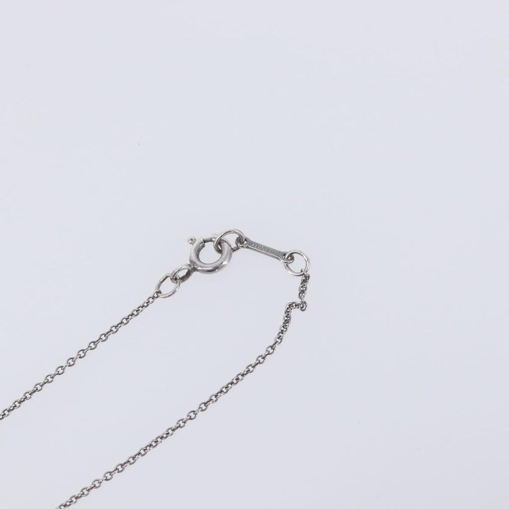 Tiffany & Co. Full Heart Necklace Ag925 Silver Auth SK154