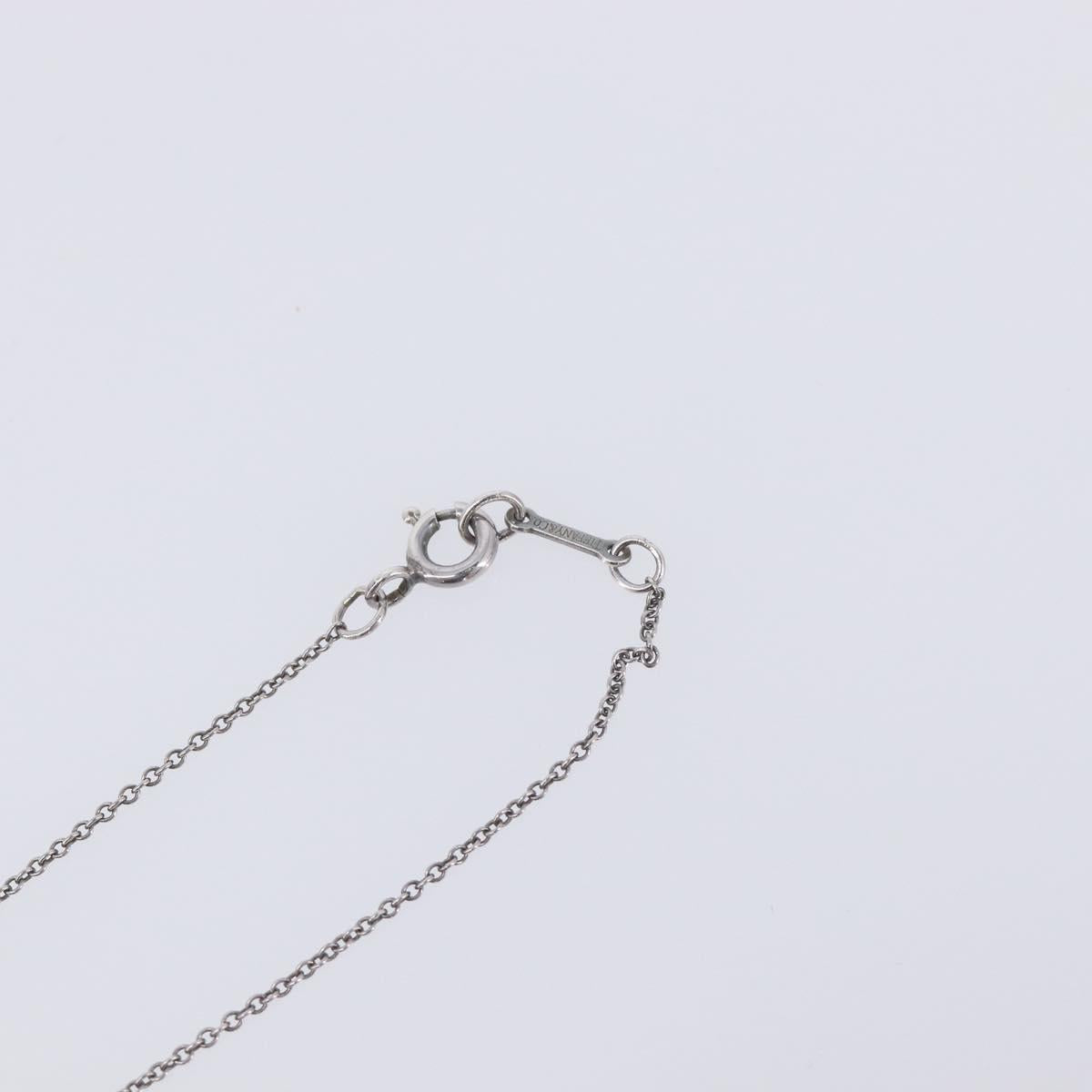 Tiffany & Co. Full Heart Necklace Ag925 Silver Auth SK154