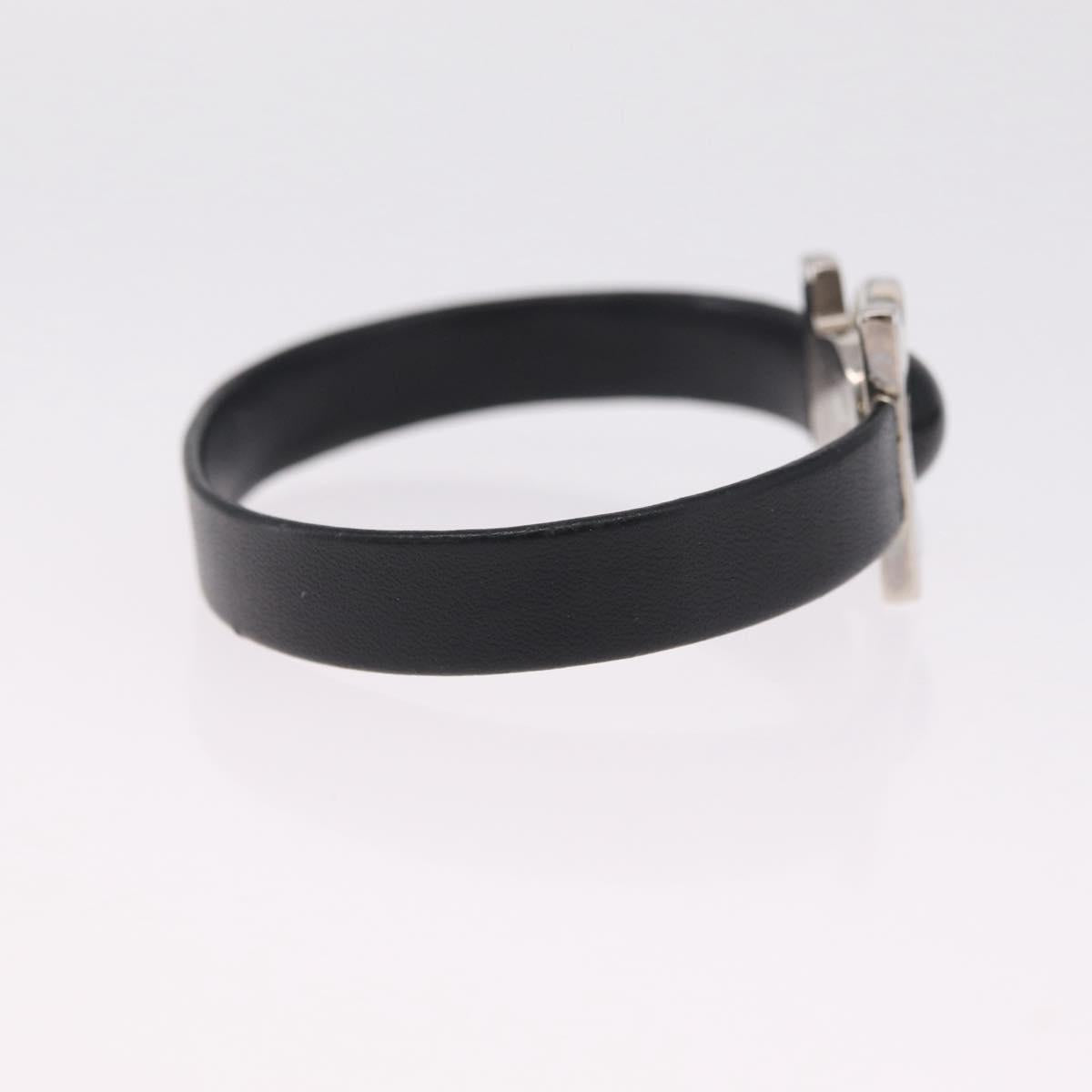 Salvatore Ferragamo Bangle Bracelet Metal 3 Set Gold Tone Silver Auth SK173