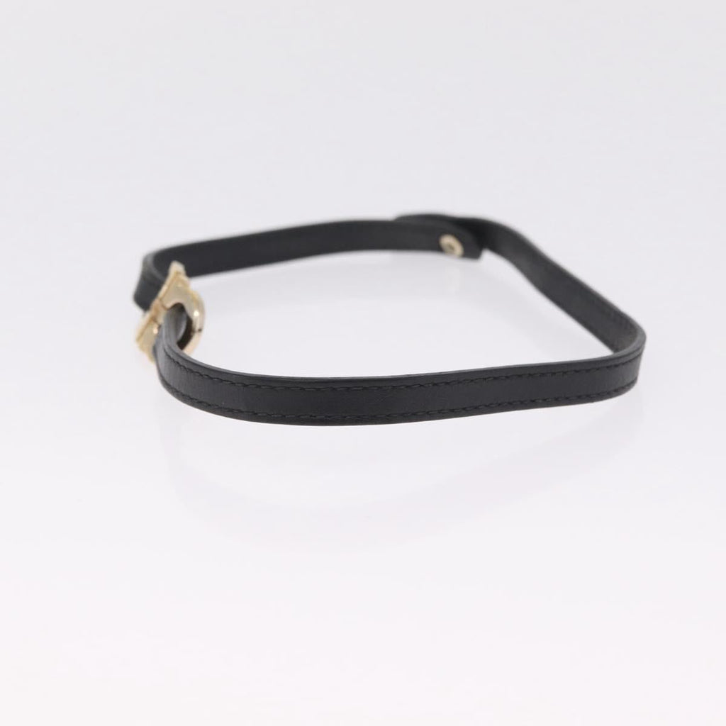 Salvatore Ferragamo Bangle Bracelet Metal 3 Set Gold Tone Silver Auth SK173