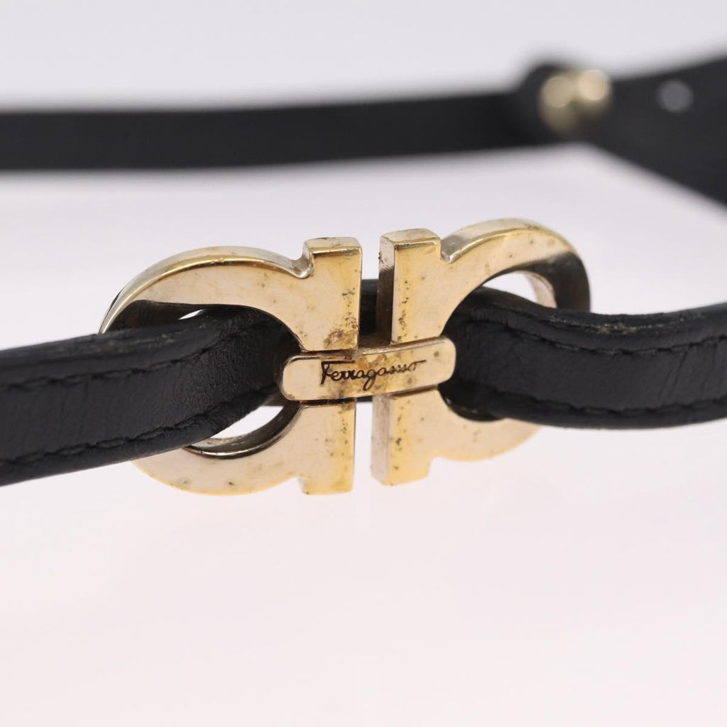 Salvatore Ferragamo Bangle Bracelet Metal 3 Set Gold Tone Silver Auth SK173