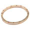 BVLGARI P-Zero One S Bracelet 750PG 26.18g Gold White Auth SW2647SM