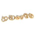 Christian Dior Earring metal 3 Set Gold Tone Auth SW2810