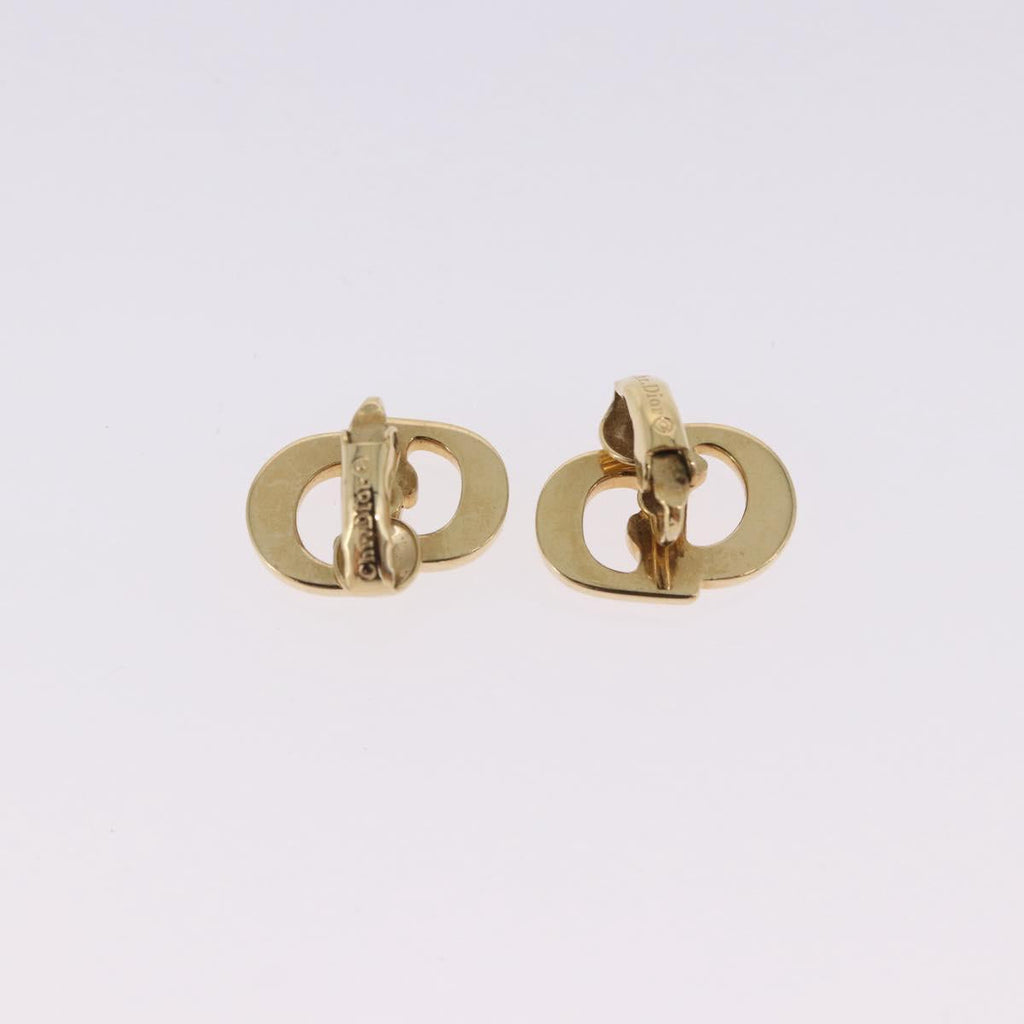 Christian Dior Earring metal 3 Set Gold Tone Auth SW2810