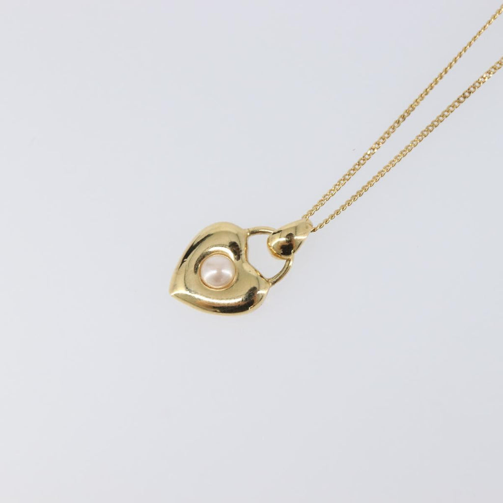 GIVENCHY Necklace metal Gold Auth SW2822
