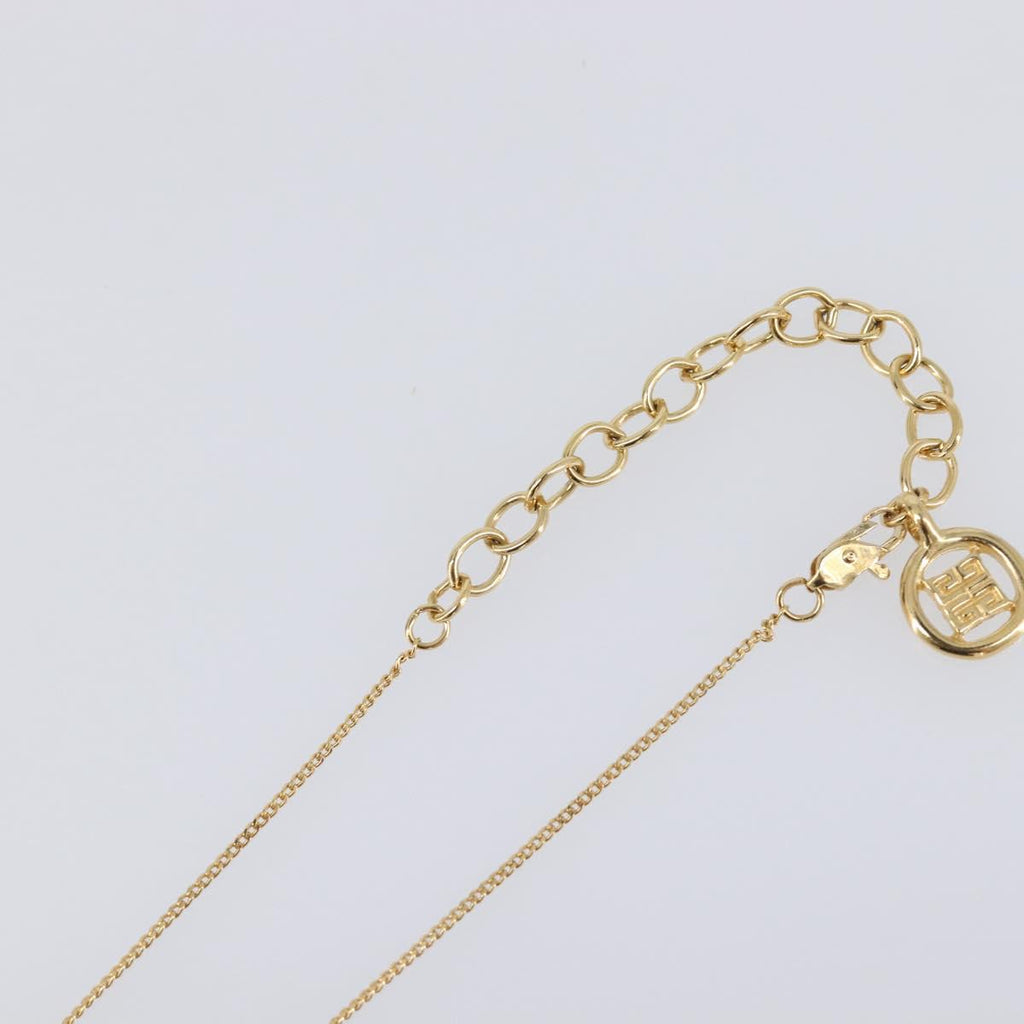 GIVENCHY Necklace metal Gold Auth SW2822
