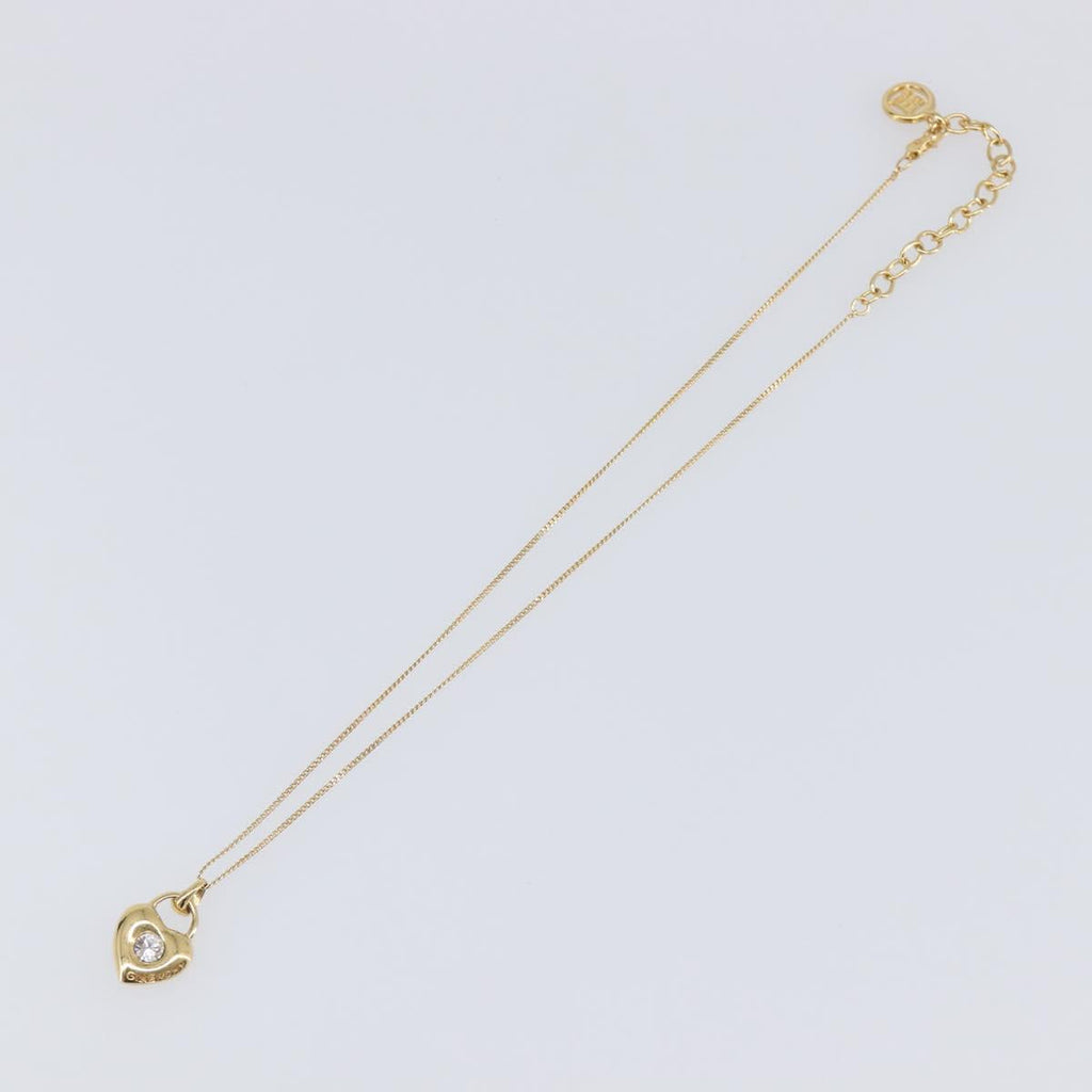 GIVENCHY Necklace metal Gold Auth SW2822