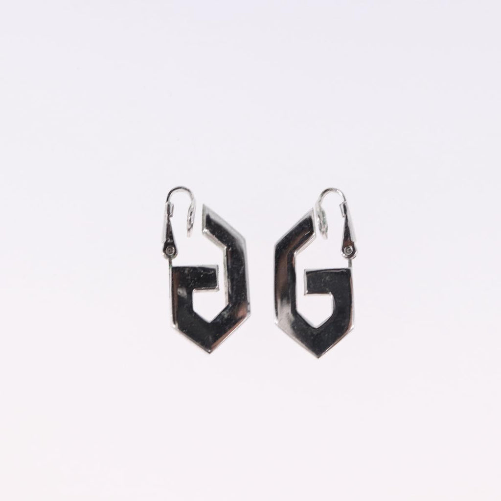 GIVENCHY Bracelet Earring metal 3 Set Gold Tone Silver Auth SW2827