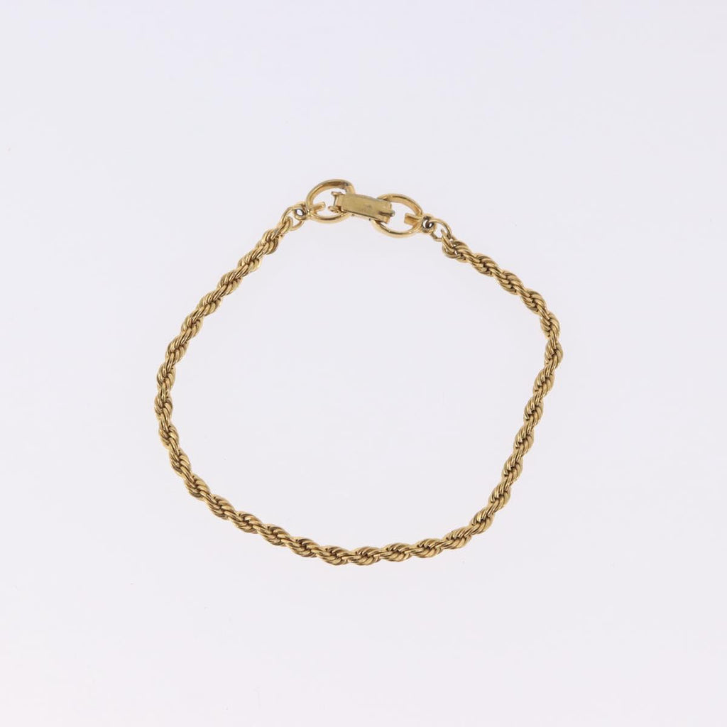 GIVENCHY Bracelet Earring metal 3 Set Gold Tone Silver Auth SW2827