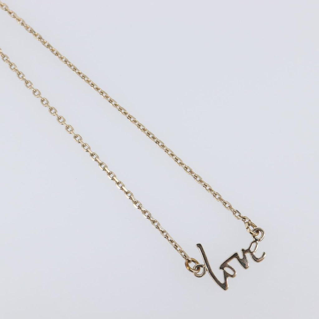 Chloe Necklace Metal 3 Set Gold Tone Silver Auth SW2841