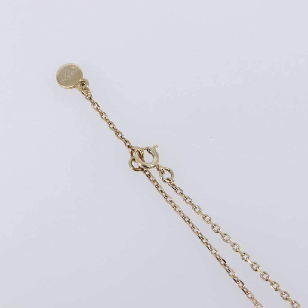 Chloe Necklace Metal 3 Set Gold Tone Silver Auth SW2841