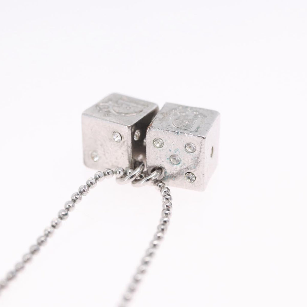 Christian Dior Bracelet Metal Silver Auth ti4011