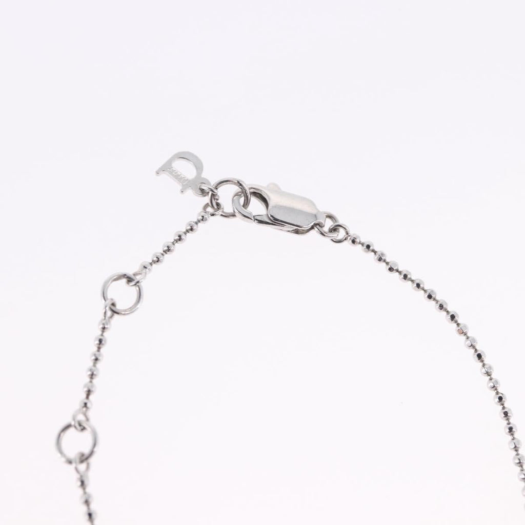 Christian Dior Bracelet Metal Silver Auth ti4011