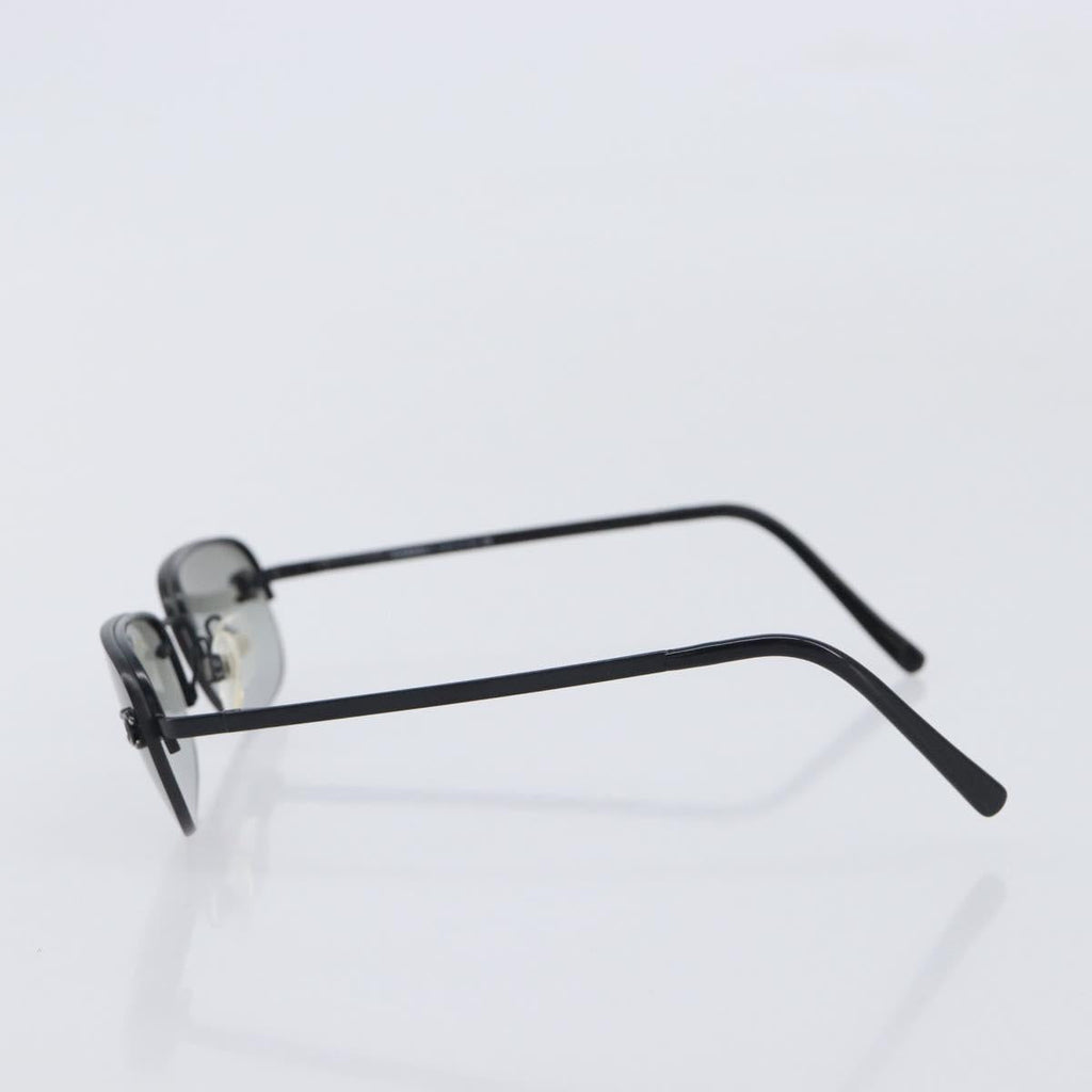 CHANEL Sunglasses Metal Black CC Auth yk21042M