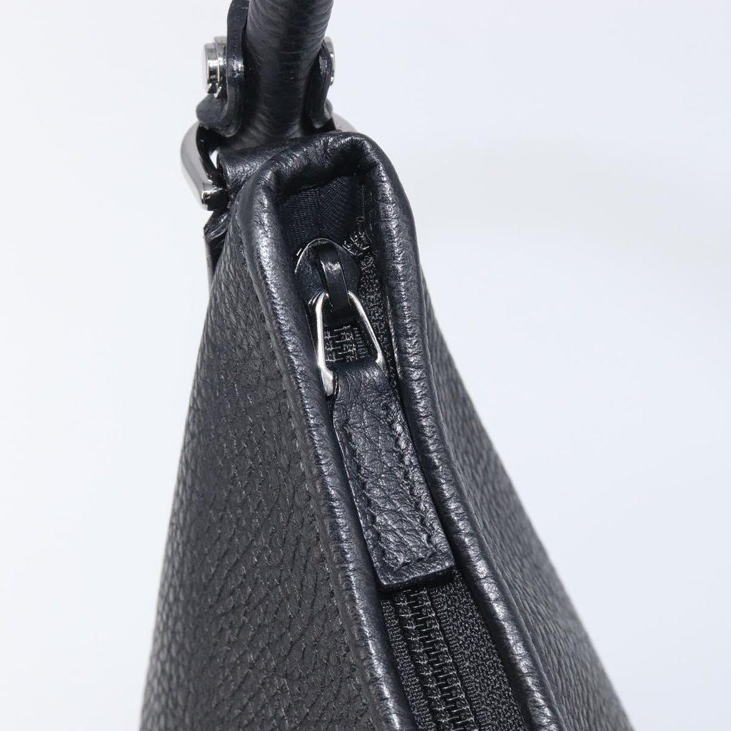 GUCCI Hand Bag Leather Black Silver 268637 Auth yk21045SAV