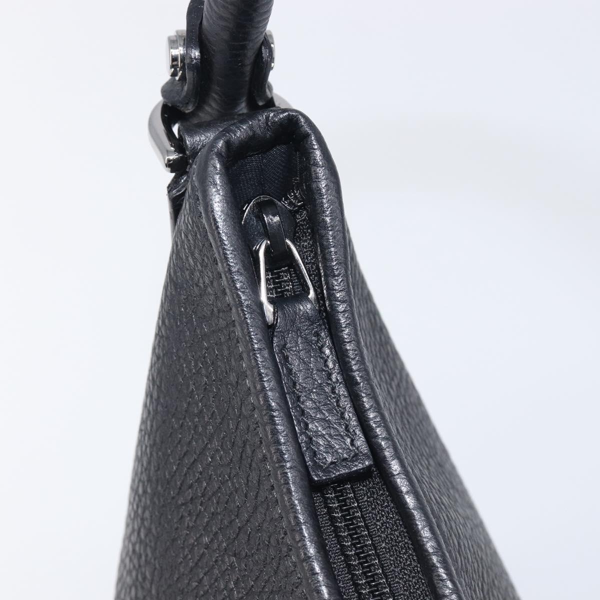 GUCCI Hand Bag Leather Black Silver 268637 Auth yk21045SAV