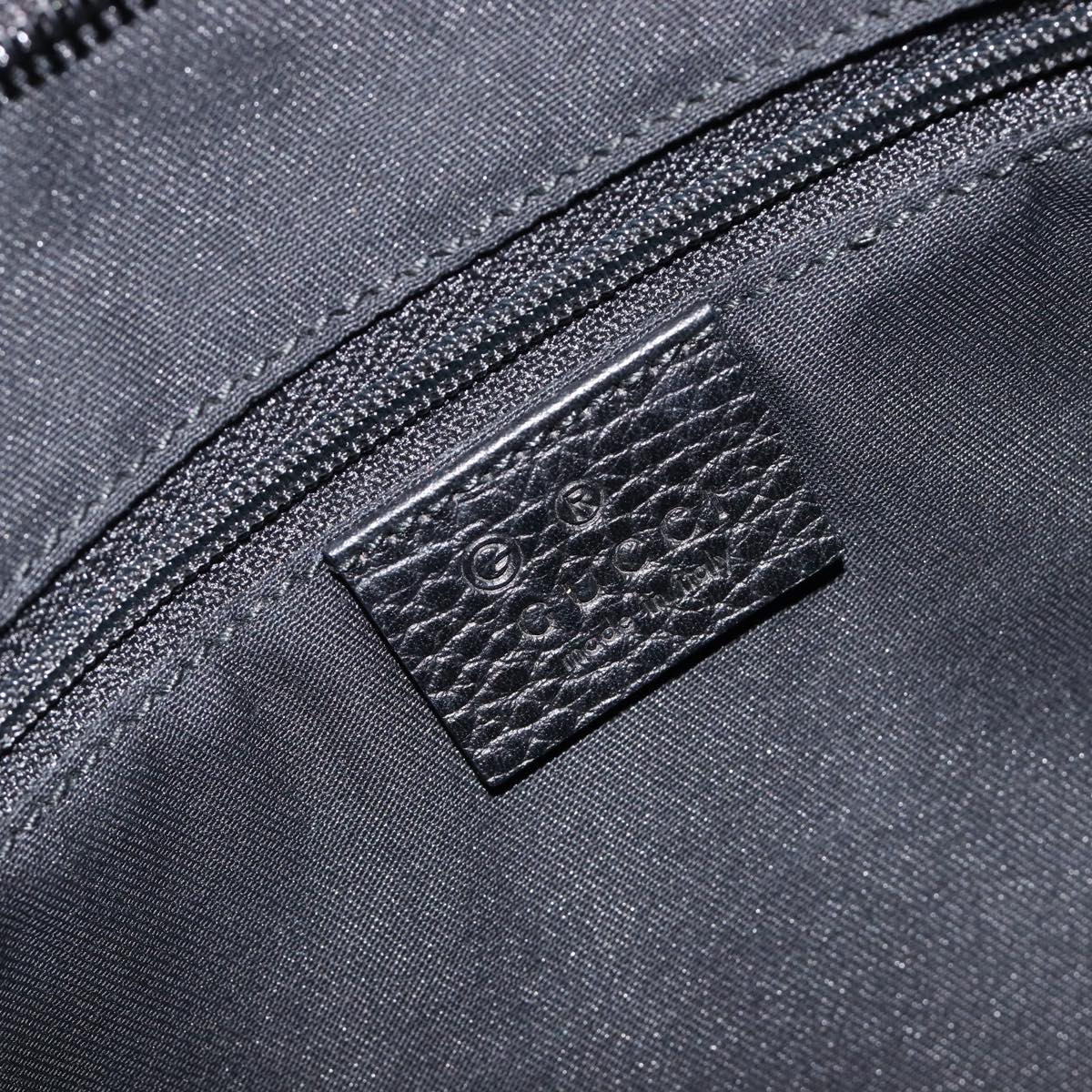 GUCCI Hand Bag Leather Black Silver 268637 Auth yk21045SAV