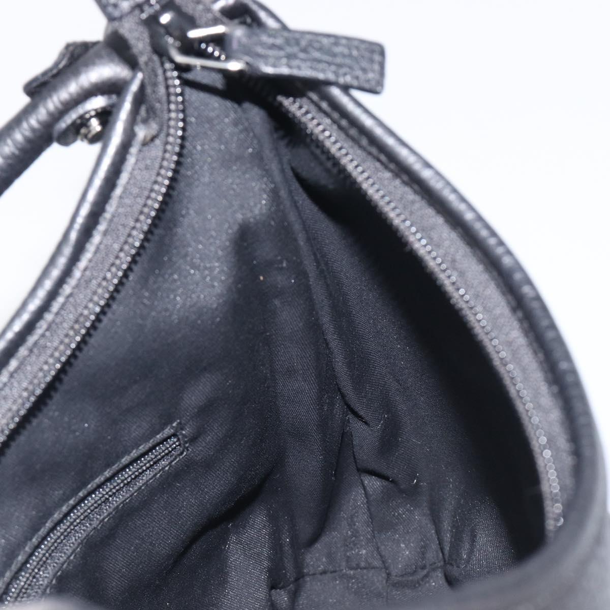 GUCCI Hand Bag Leather Black Silver 268637 Auth yk21045SAV