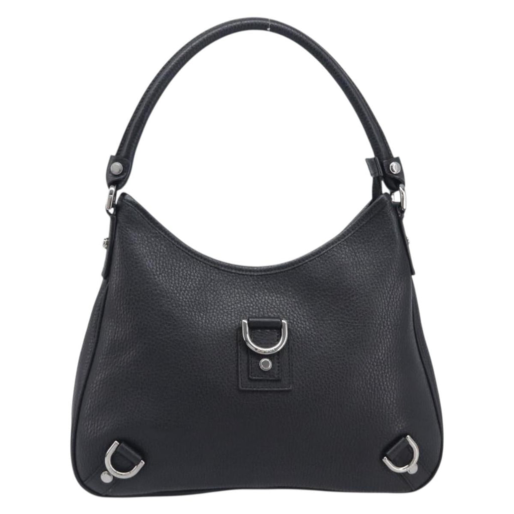 GUCCI Hand Bag Leather Black Silver 268637 Auth yk21045SAV